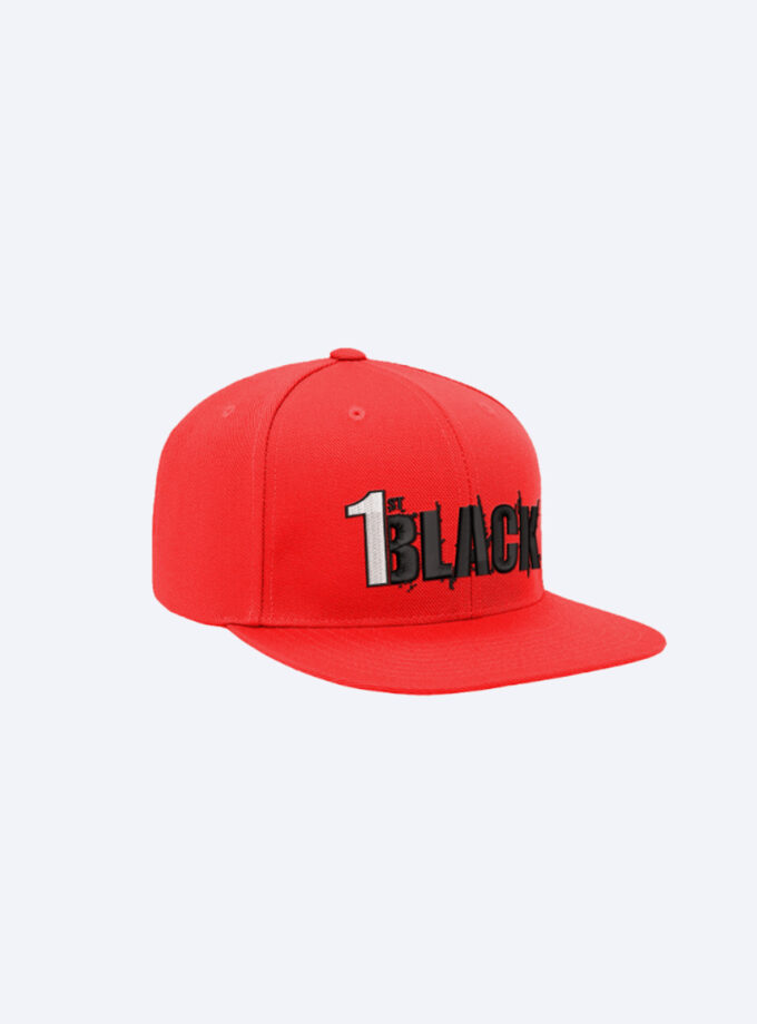 1stBlack Kolection Red Cap
