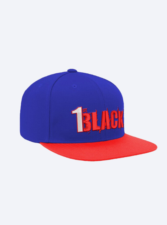 1stBlack Kolection Blue/Red Cap
